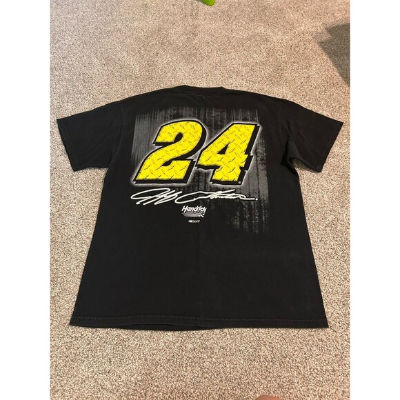Vintage Jeff Gordon Drive to end hunger Hendrik Men's L Black T-Shirt - Picture 6 of 6